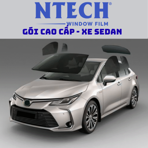 Phim Cách Nhiệt NTECH Gói Cao Cấp Cho Xe Sedan