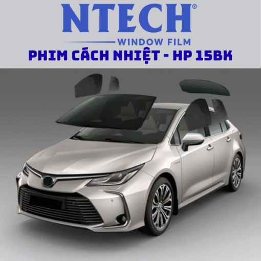 Phim Cách Nhiệt NTECH HP 15BK Cho Kính Sườn Ô Tô