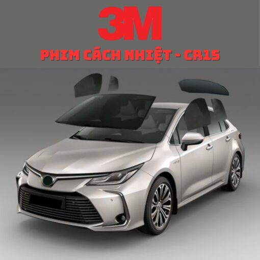 Phim Cách Nhiệt 3M Ceramic 15 Cho Kính Sườn Xe Ô Tô