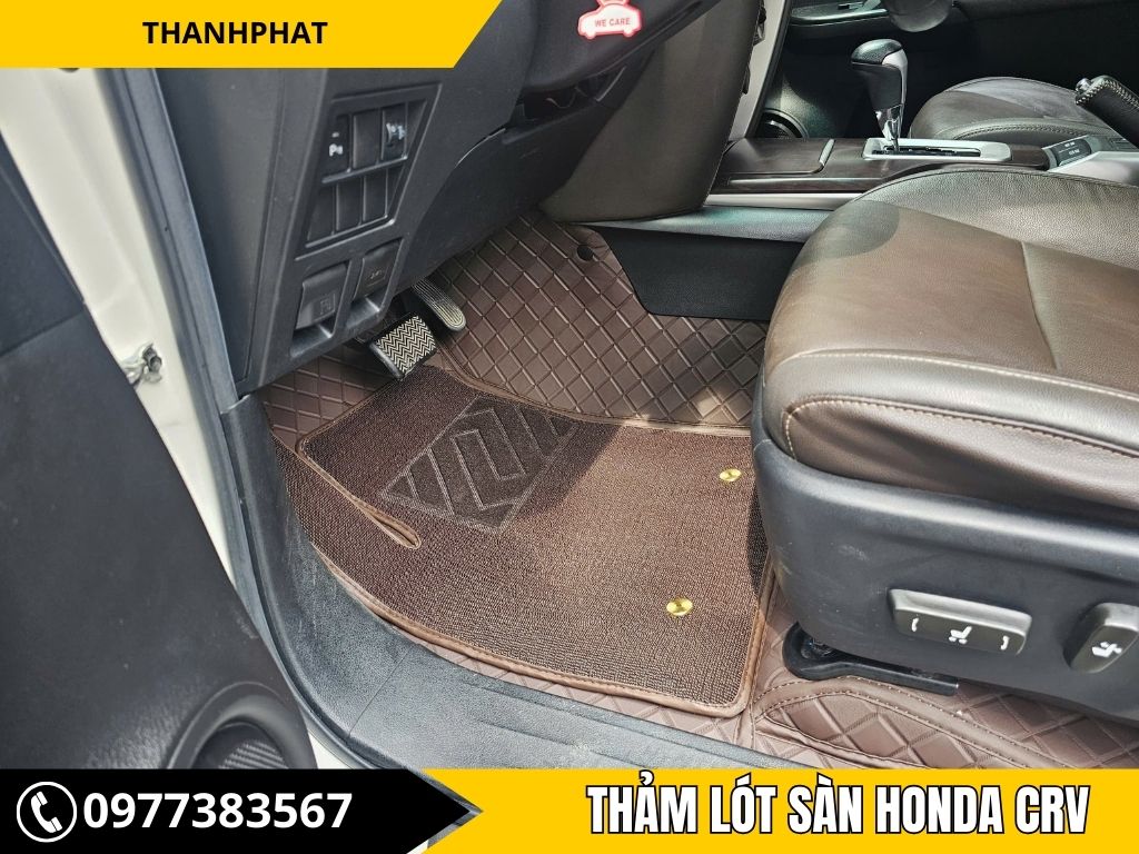 Kinh Nghiệm Lắp Thảm Lót Sàn Honda CRV