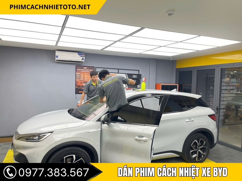 Dán Phim Cách Nhiệt Xe BYD