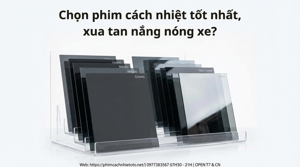 Chọn phim cách nhiệt tốt nhất, xua tan nắng nóng xe?