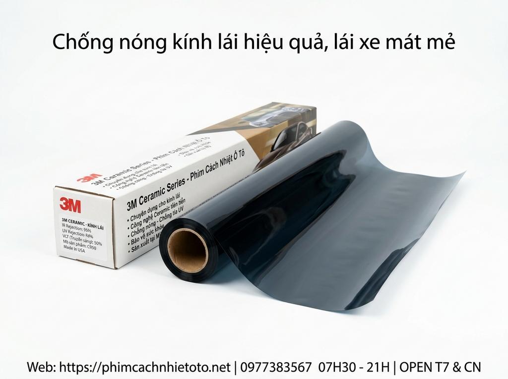 Chống nóng kính lái hiệu quả, lái xe mát mẻ