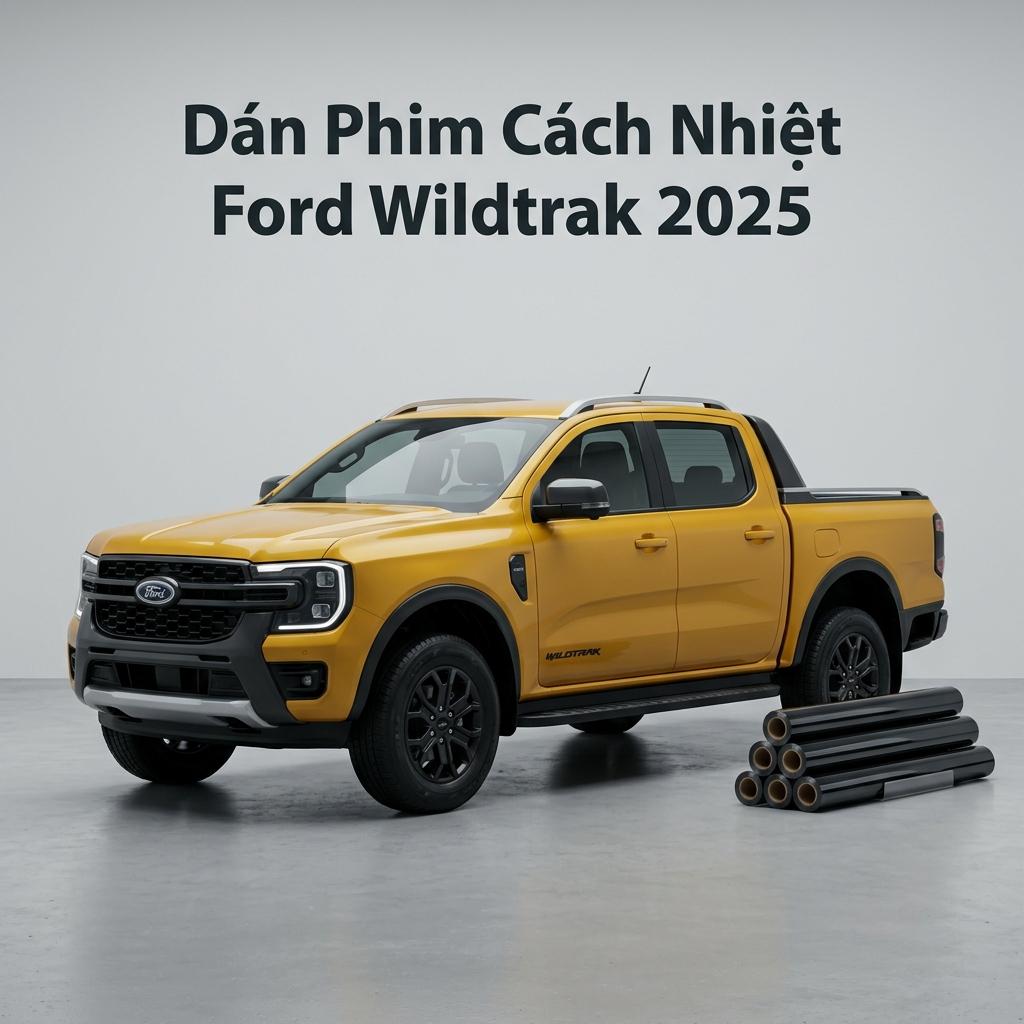 Dán Phim Cách Nhiệt Ford Wildtrak 2025 Chính Hãng Tại Thành Phát Auto chính hãng