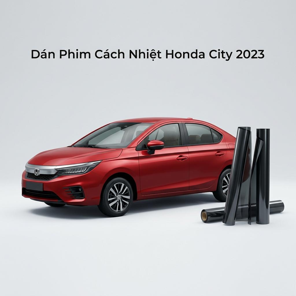 Dán Phim Cách Nhiệt Honda City 2023 Cao Cấp Chính Hãng Tại TPHCM chính hãng
