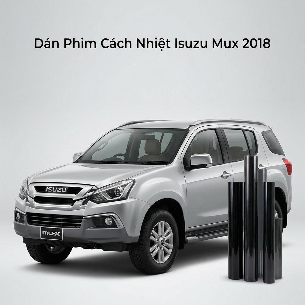 Dán Phim Cách Nhiệt Isuzu MUX 2018 Chính Hãng Giá Tốt Tại TPHCM chính hãng