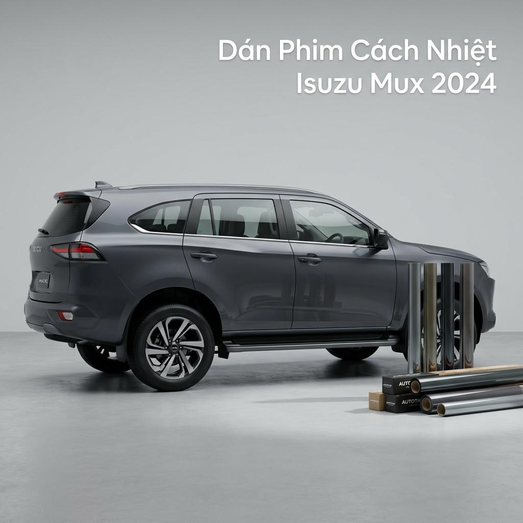 Dán Phim Cách Nhiệt Isuzu Mux 2024 Chính Hãng - Thi Công Tận Nơi Uy Tín chính hãng