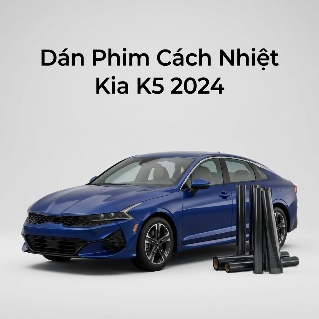 Dán Phim Cách Nhiệt Kia K5 2024 Chính Hãng Uy Tín Tại TPHCM chính hãng