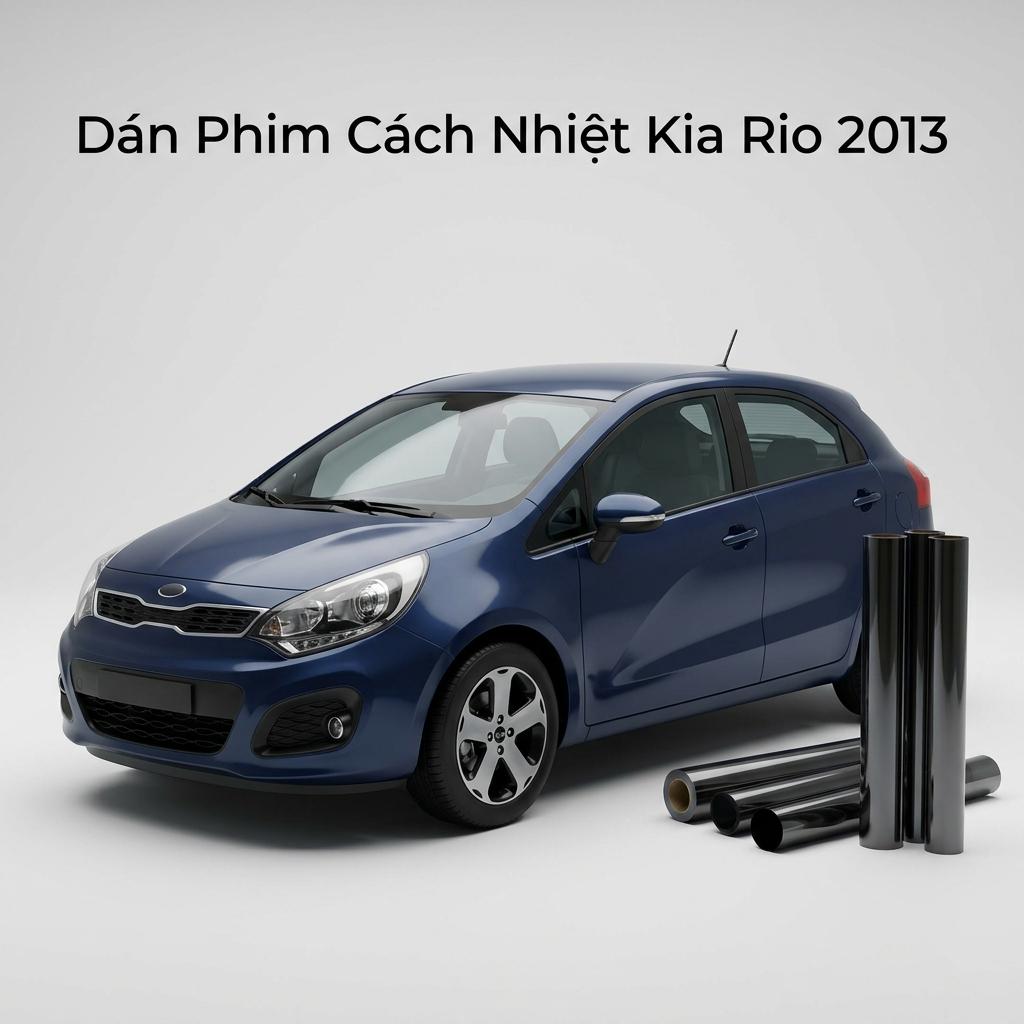 Dán Phim Cách Nhiệt Kia Rio 2013 Chính Hãng Uy Tín Tại TPHCM chính hãng