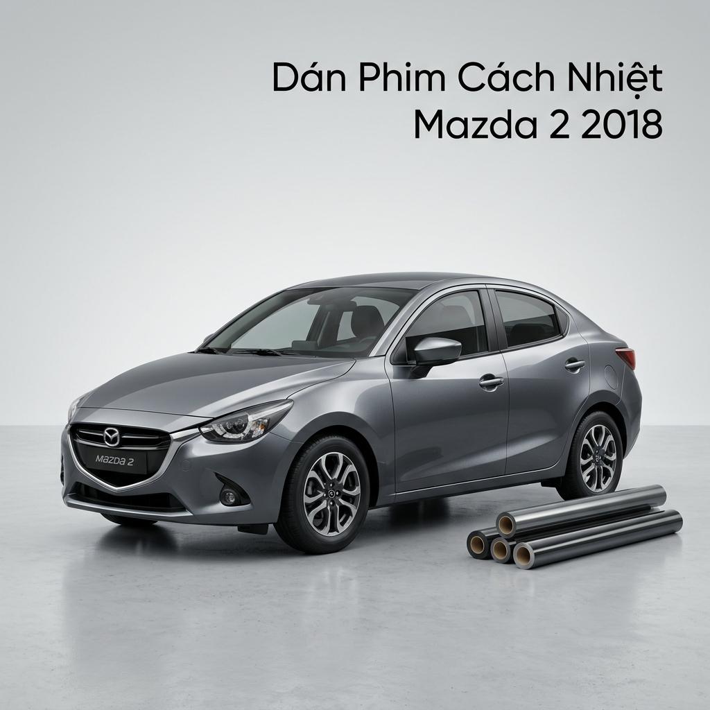 Dán Phim Cách Nhiệt Mazda 2 2018 Chính Hãng Giá Tốt Tại TPHCM chính hãng