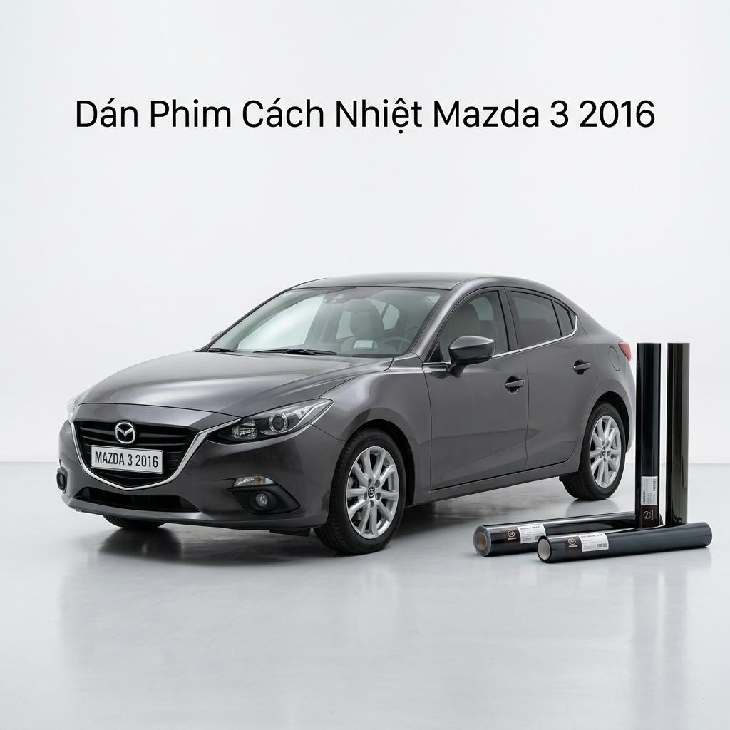 Dán Phim Cách Nhiệt Mazda 3 2016 Chính Hãng Giá Tốt Tại TPHCM chính hãng