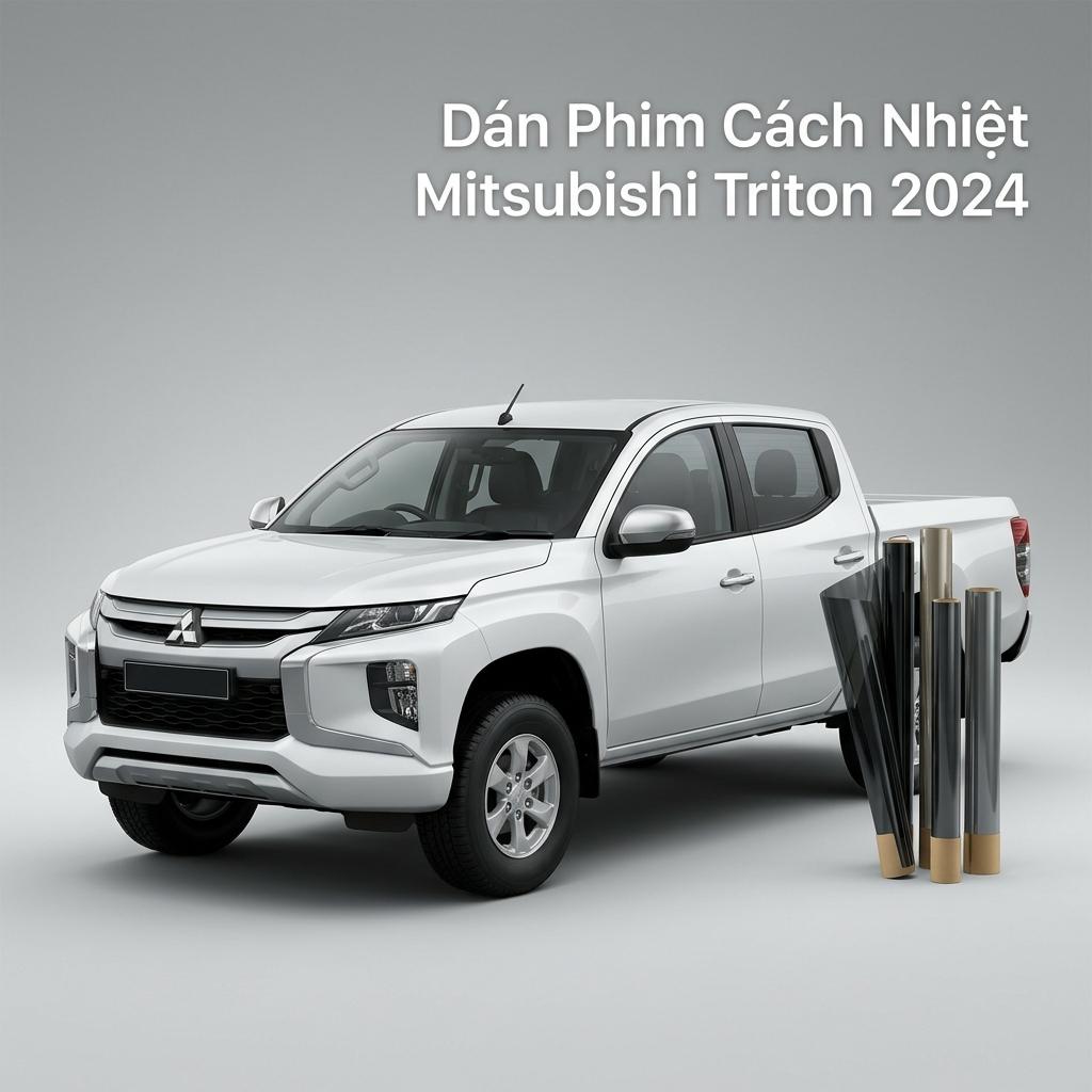Dán Phim Cách Nhiệt Mitsubishi Triton 2024 Chính Hãng Uy Tín chính hãng