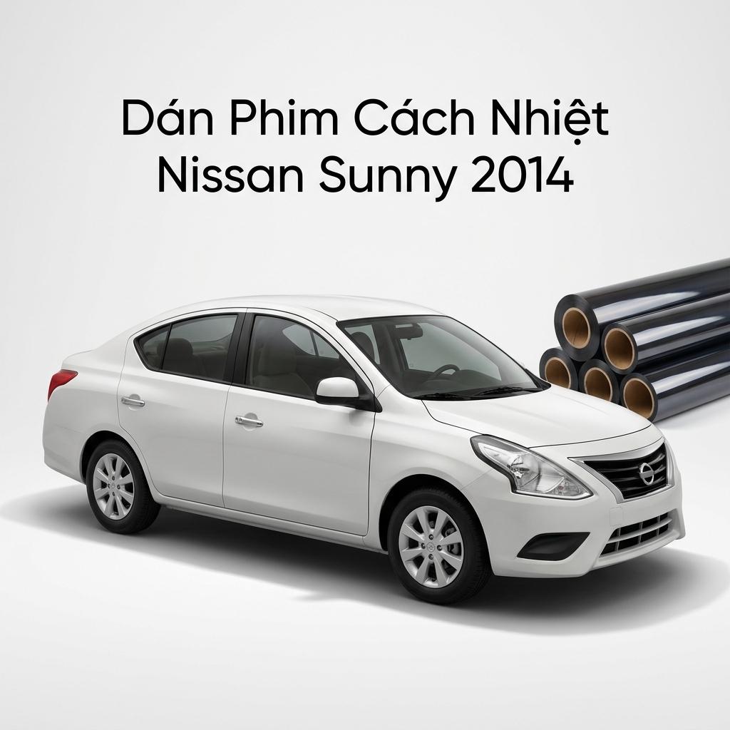 Dán Phim Cách Nhiệt Nissan Sunny 2014 Chính Hãng Uy Tín TPHCM chính hãng