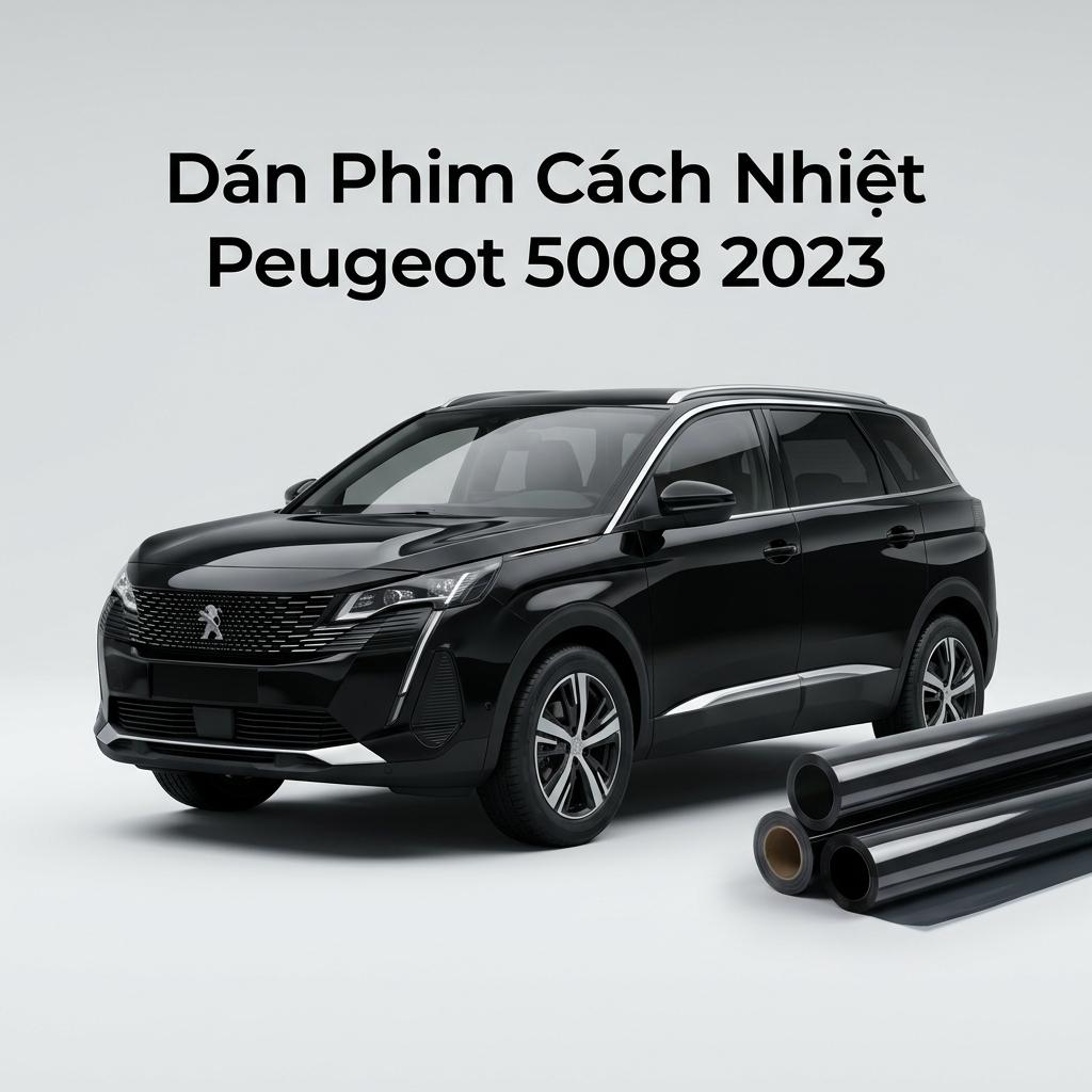 Dán Phim Cách Nhiệt Peugeot 5008 2023 Chính Hãng Uy Tín TPHCM chính hãng