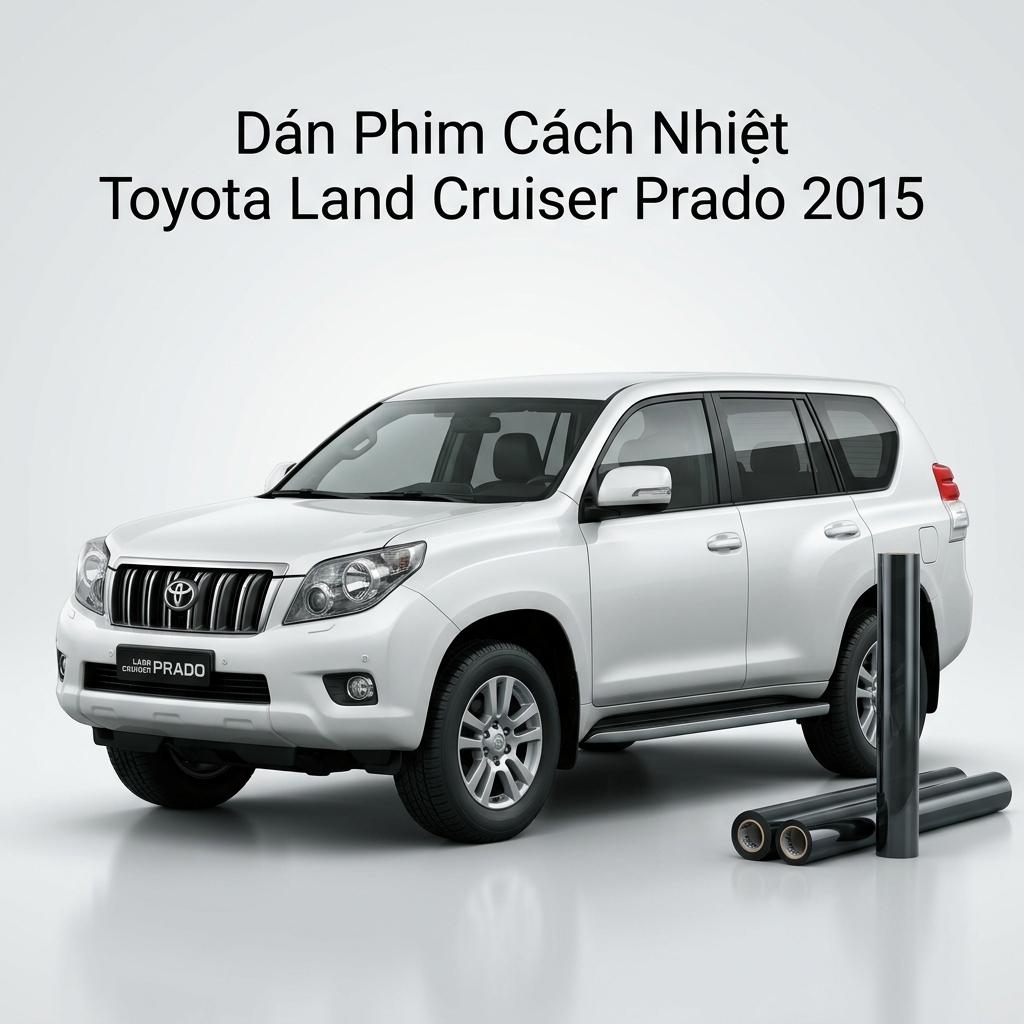 Dán Phim Cách Nhiệt Toyota Land Cruiser Prado 2015 Lắp Đặt Tận Nơi chính hãng