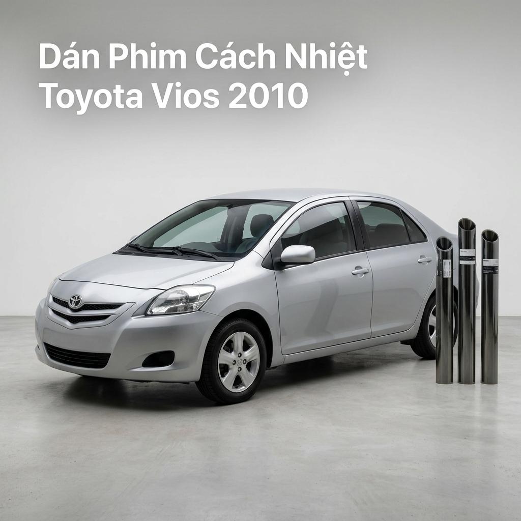 Dán Phim Cách Nhiệt Toyota Vios 2010 Chính Hãng Chuyên Nghiệp TPHCM chính hãng