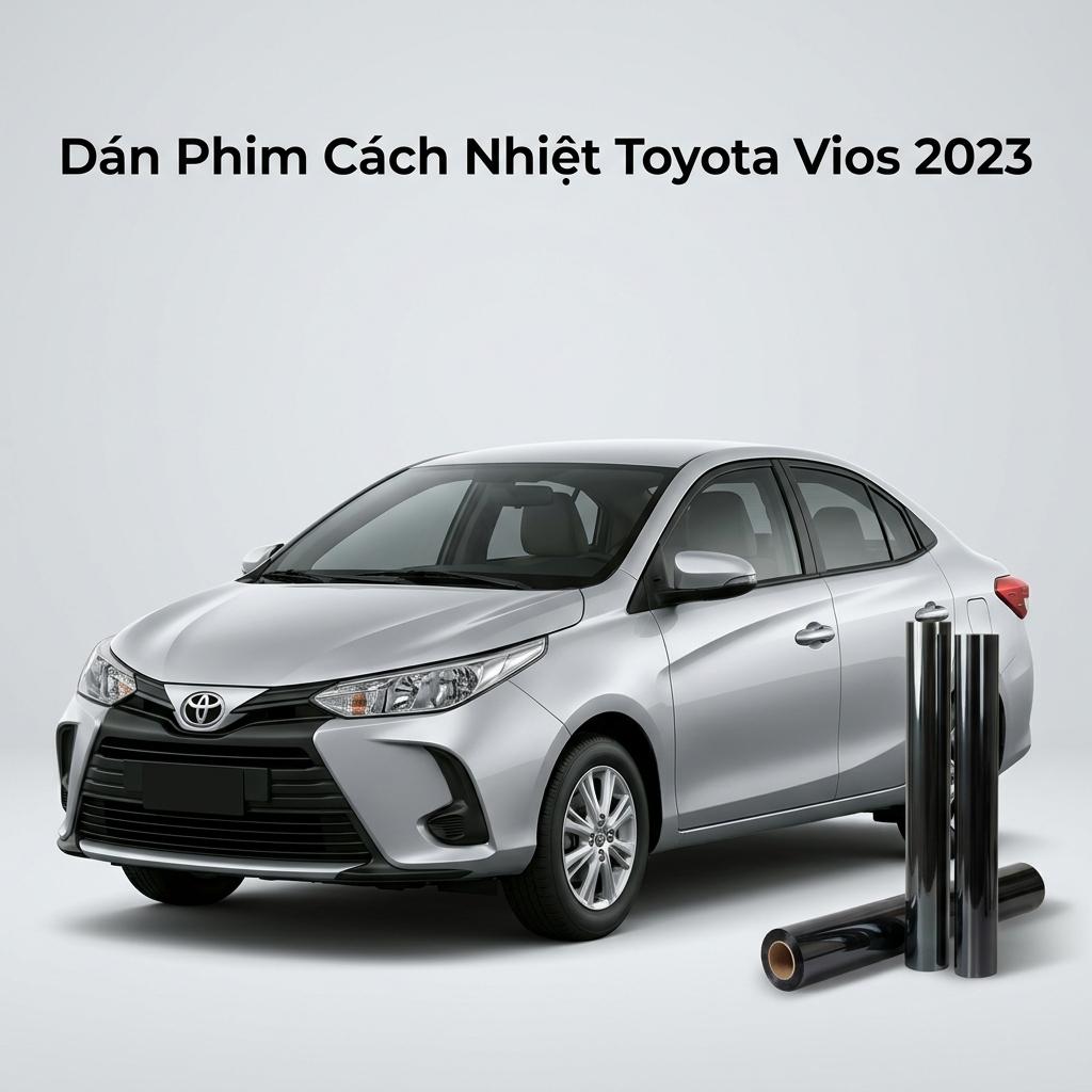 Dán Phim Cách Nhiệt Toyota Vios 2023 Chính Hãng Uy Tín Tại TPHCM chính hãng