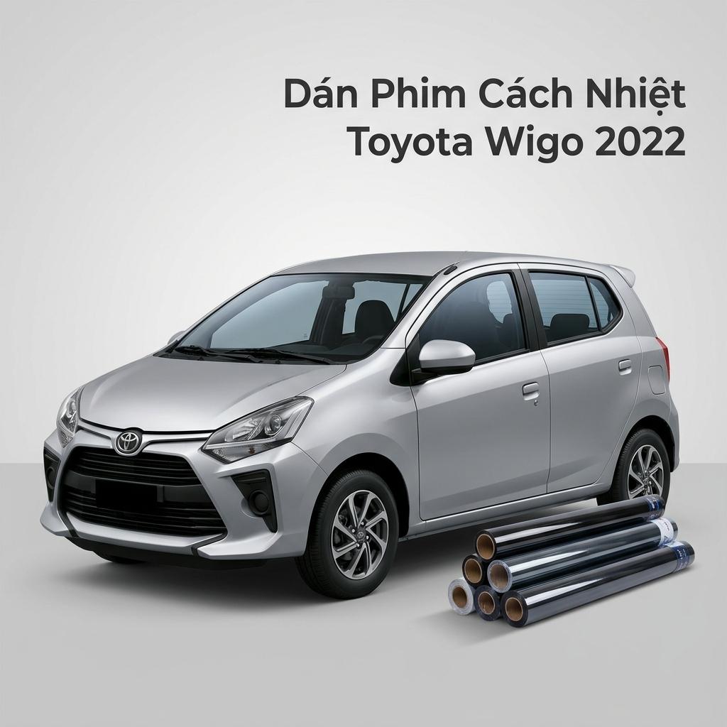 Dán Phim Cách Nhiệt Toyota Wigo 2022 Chính Hãng Uy Tín Tại TPHCM chính hãng