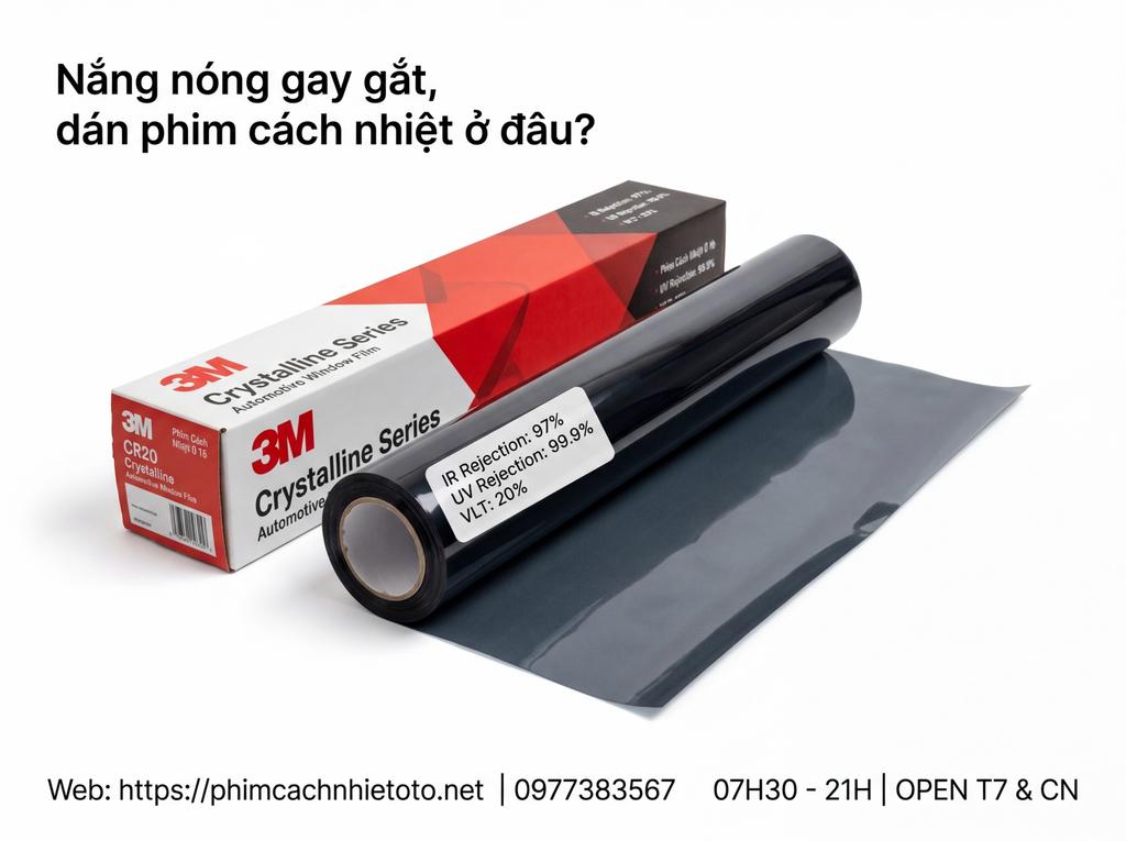 Nắng nóng gay gắt, dán phim cách nhiệt ở đâu?