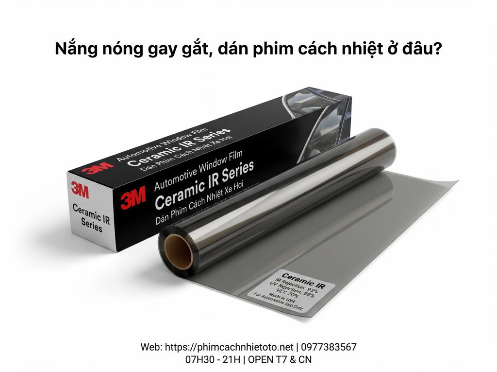 Nắng nóng gay gắt, dán phim cách nhiệt ở đâu?