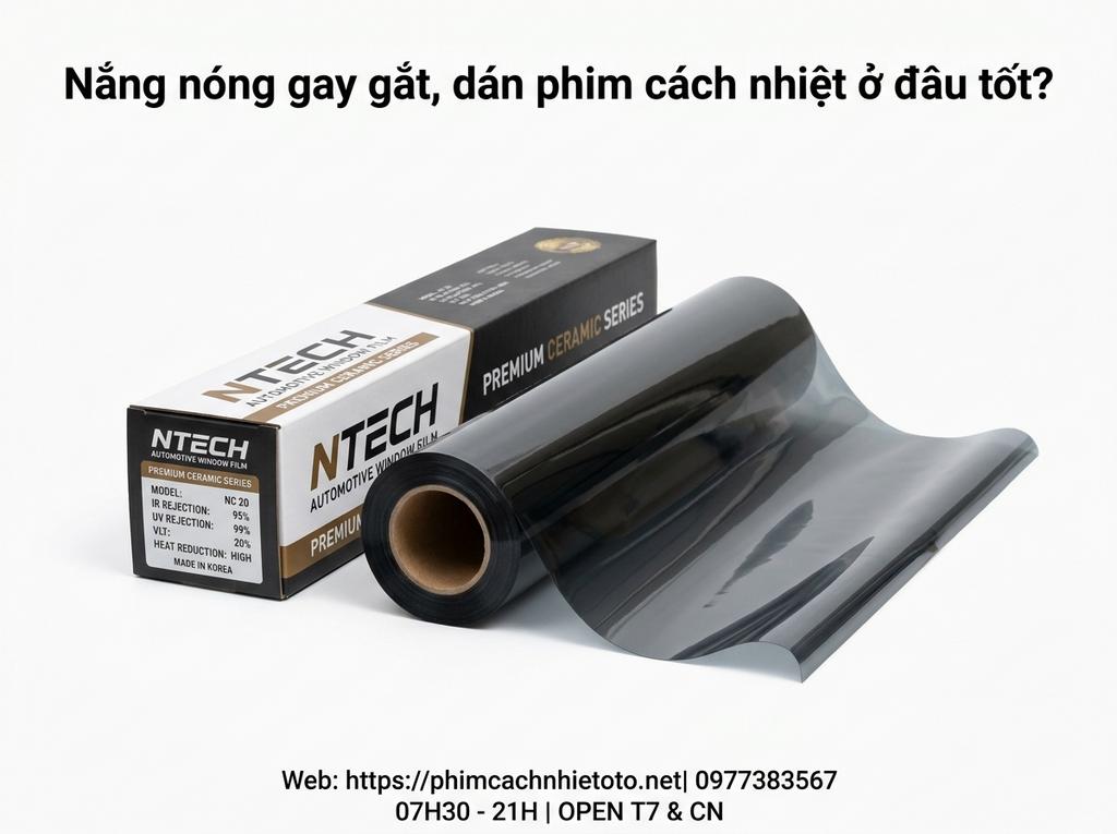Nắng nóng gay gắt, dán phim cách nhiệt ở đâu tốt?