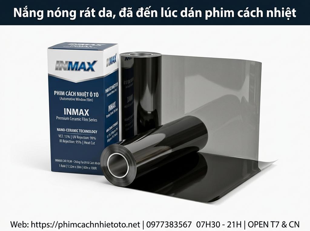 Nắng nóng rát da, đã đến lúc dán phim cách nhiệt