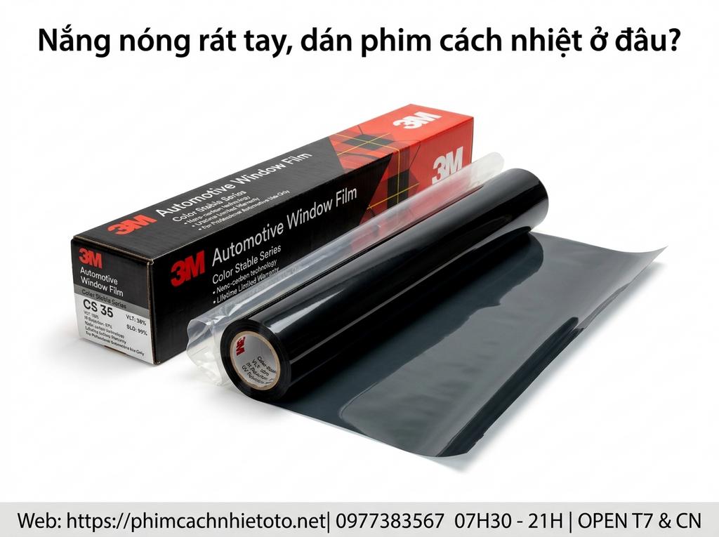 Nắng nóng rát tay, dán phim cách nhiệt ở đâu?