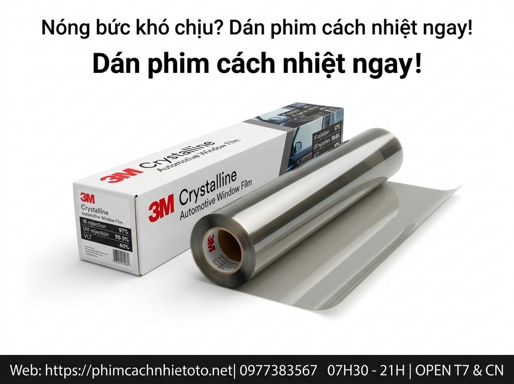 Nóng bức khó chịu? Dán phim cách nhiệt ngay!