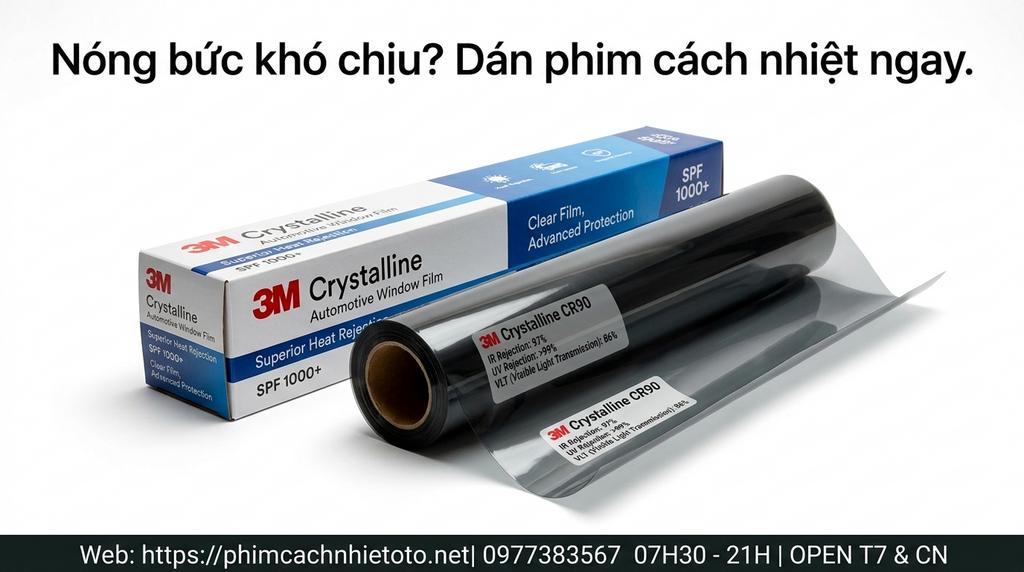 Nóng bức khó chịu? Dán phim cách nhiệt ngay.