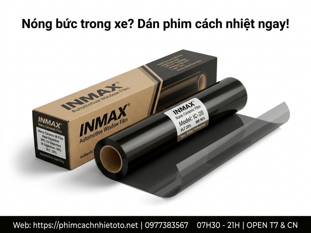 Nóng bức trong xe? Dán phim cách nhiệt ngay!