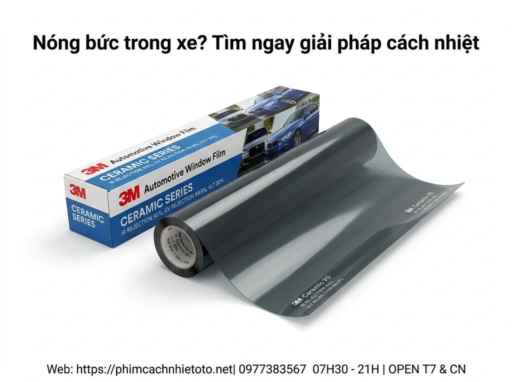 Nóng bức trong xe? Tìm ngay giải pháp cách nhiệt