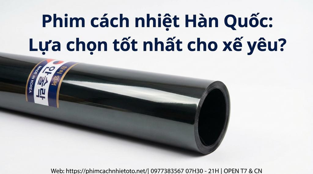 Phim cách nhiệt Hàn Quốc: Lựa chọn tốt nhất cho xế yêu?