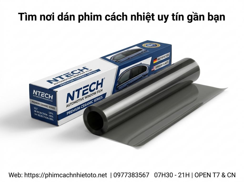 Tìm nơi dán phim cách nhiệt uy tín gần bạn