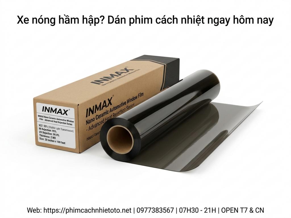 Xe nóng hầm hập? Dán phim cách nhiệt ngay hôm nay
