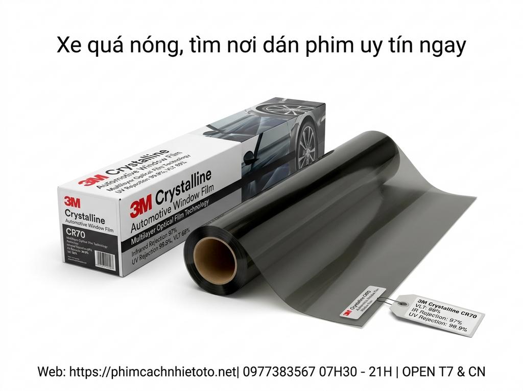 Xe quá nóng, tìm nơi dán phim uy tín ngay