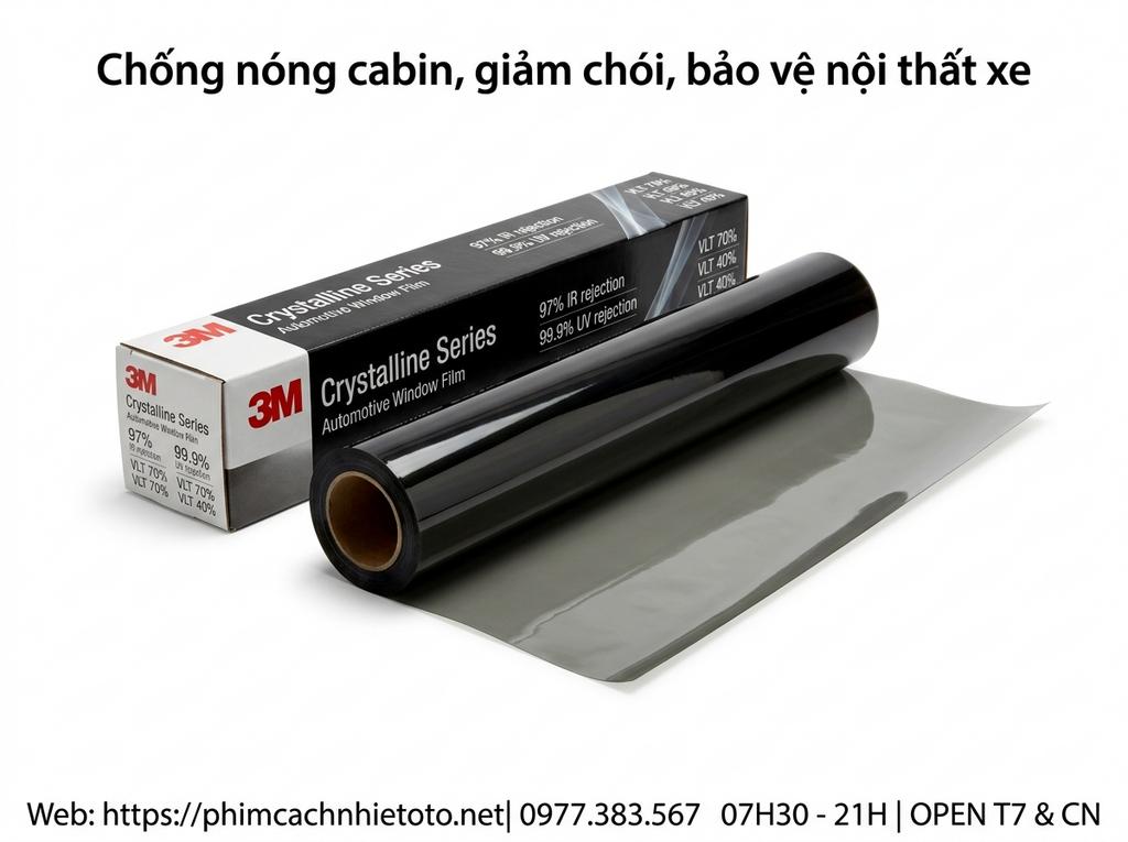 Chống nóng cabin, giảm chói, bảo vệ nội thất xe