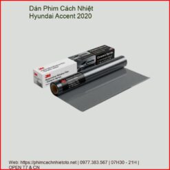 Dán Phim Cách Nhiệt Hyundai Accent 2020 Lắp Đặt Tận Nơi TPHCM