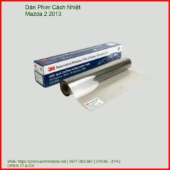 Dán Phim Cách Nhiệt Mazda 2 2013 Chính Hãng Lắp Đặt Tận Nơi TPHCM