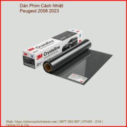 Dán Phim Cách Nhiệt Peugeot 2008 2023 Chính Hãng Uy Tín TPHCM