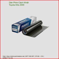 Dán Phim Cách Nhiệt Toyota Altis 2000 Chính Hãng Uy Tín TPHCM