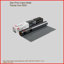 Dán Phim Cách Nhiệt Toyota Vios 2020 Chính Hãng, Lắp Đặt Tận Nơi