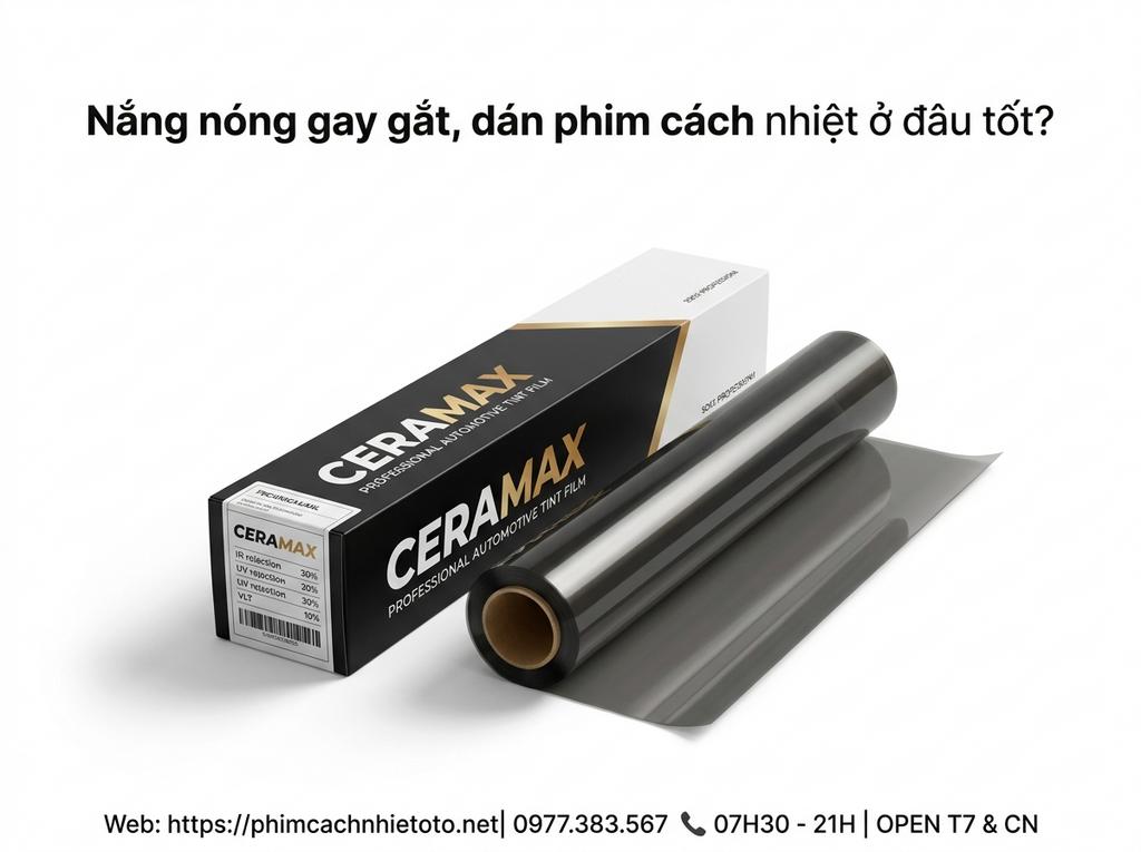 Nắng nóng gay gắt, dán phim cách nhiệt ở đâu tốt?