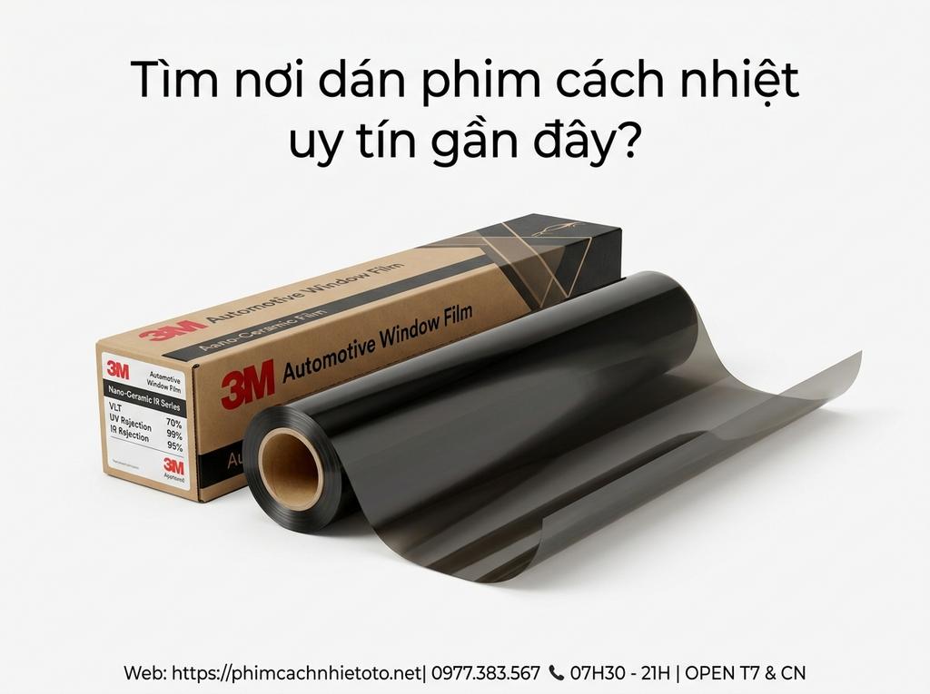 Tìm nơi dán phim cách nhiệt uy tín gần đây?