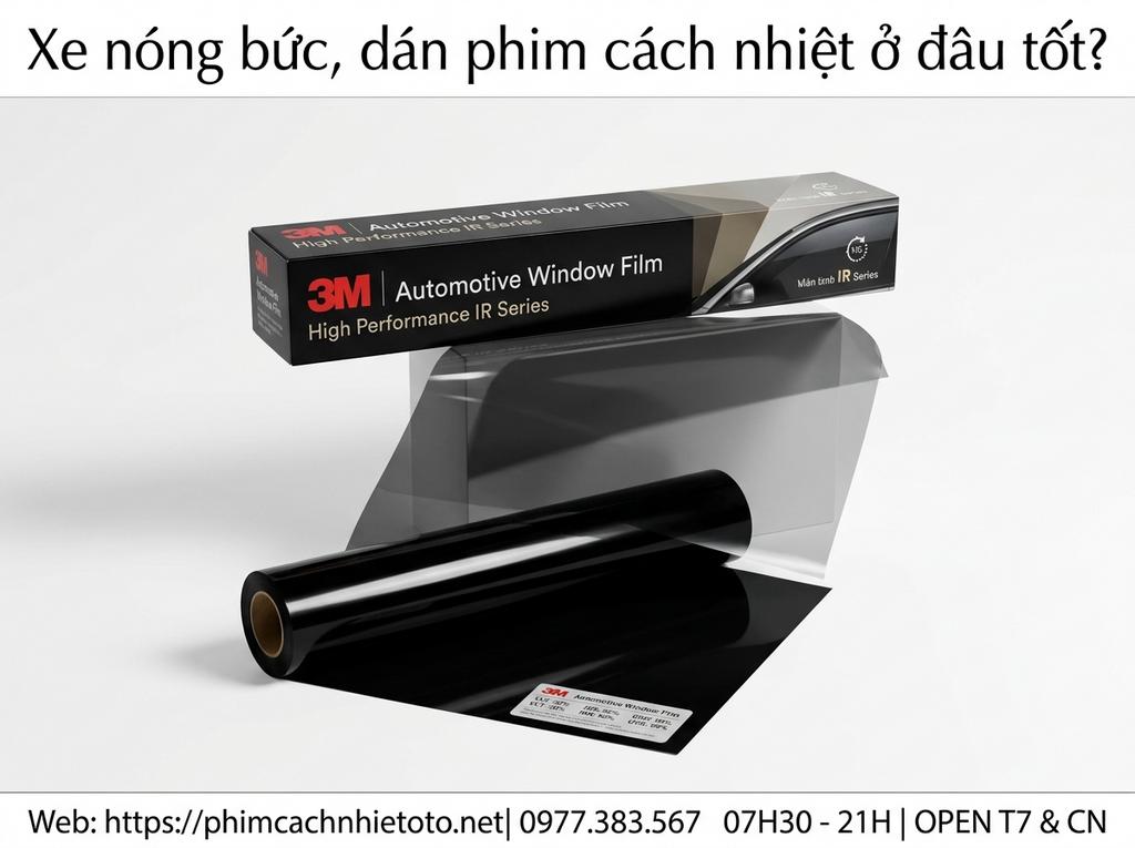 Xe nóng bức, dán phim cách nhiệt ở đâu tốt?