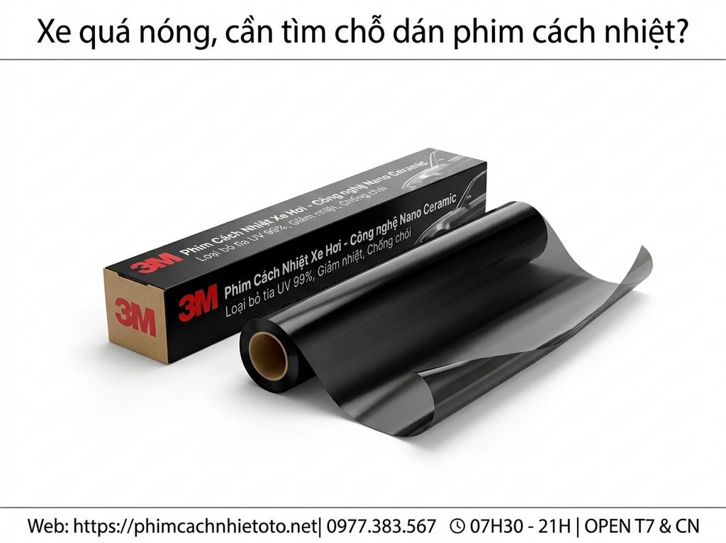 Xe quá nóng, cần tìm chỗ dán phim cách nhiệt?
