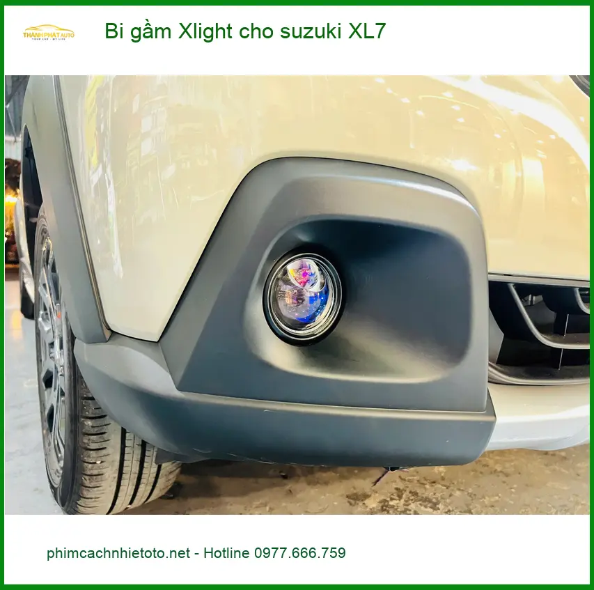 Anh Dũng độ bi gầm Xlight cho Suzuki XL7 tại Bình Chánh vì đèn zin không đủ sáng khi đi đêm ảnh thực tế 2
