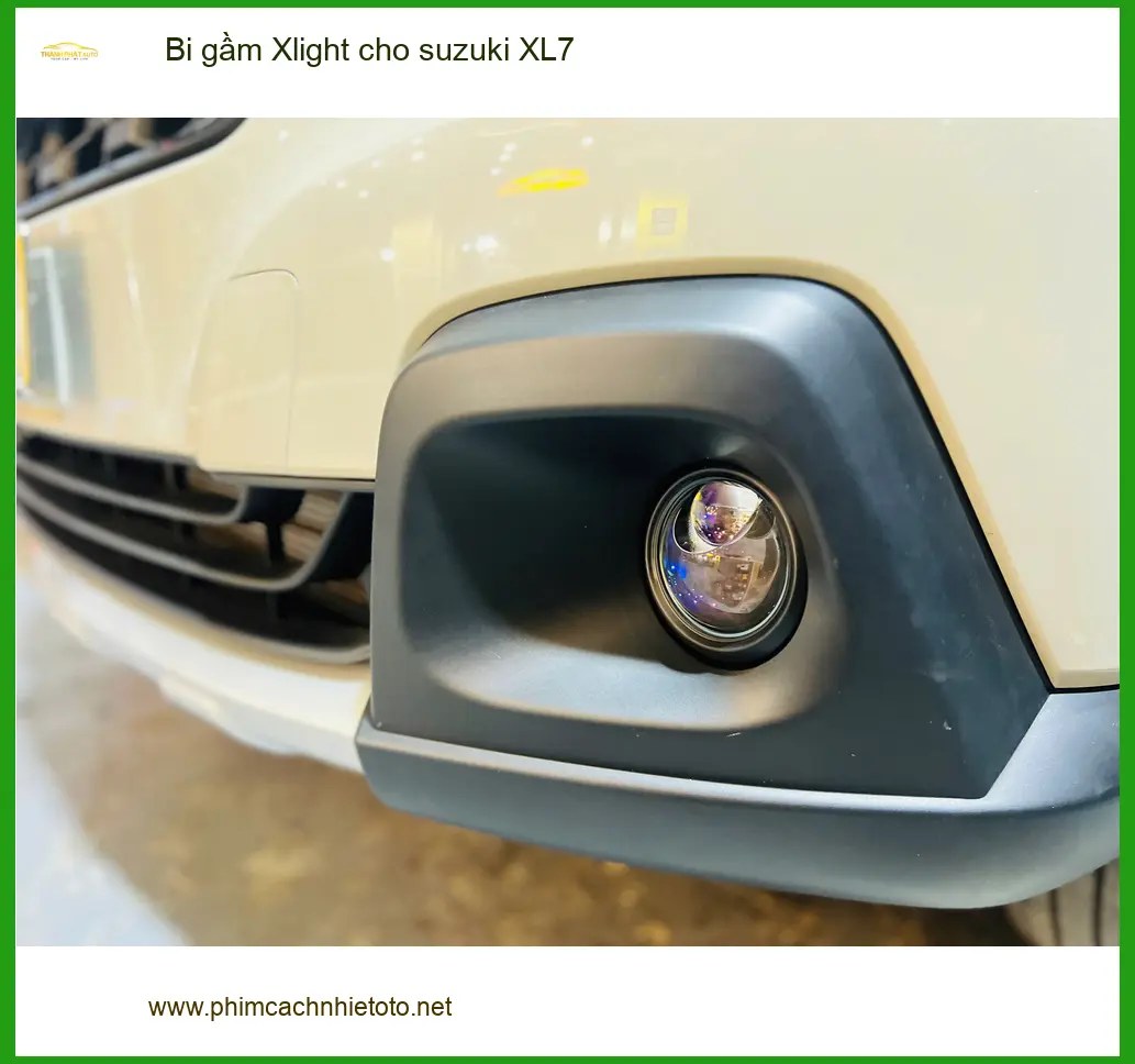 Anh Tấn lắp Bi gầm Xlight cho Suzuki XL7 Quận 12 đi đêm an toàn ảnh thực tế 2