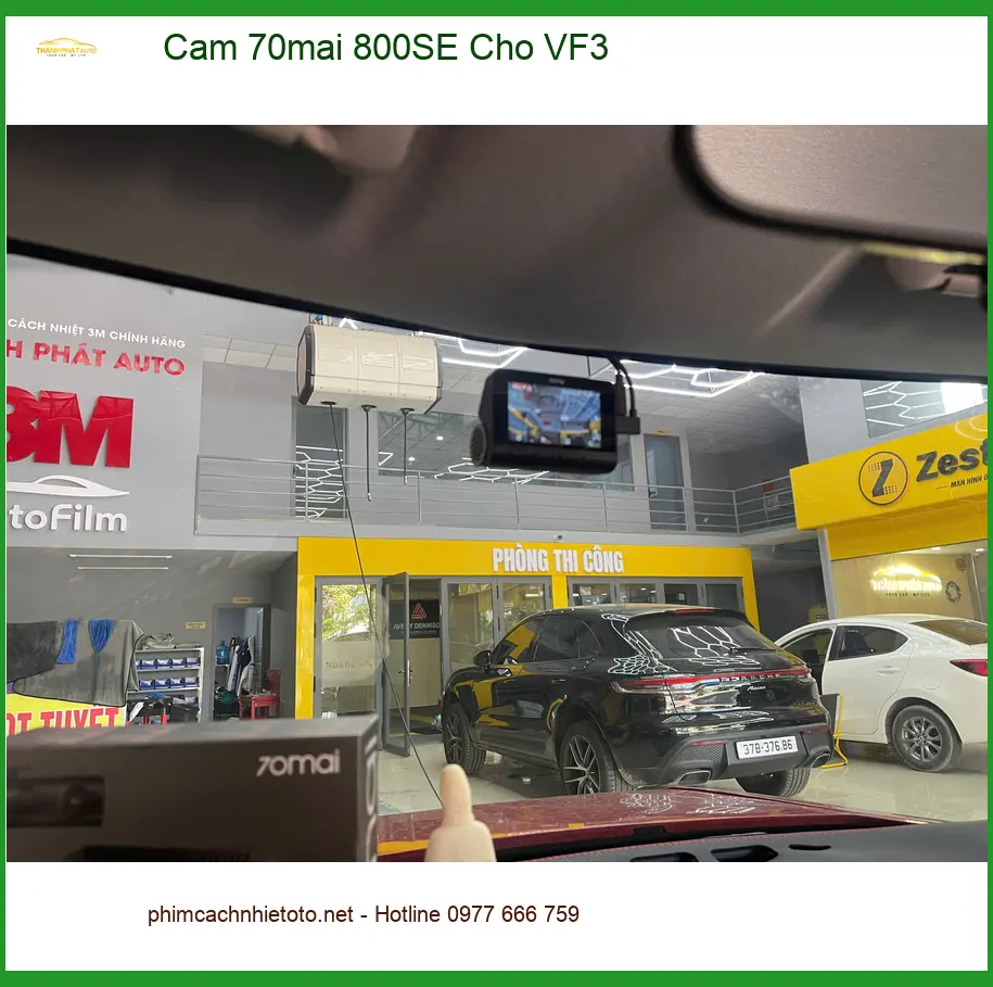 Anh Nhật lắp Cam 70mai 800SE cho VF3 tại Củ Chi để an tâm hơn khi di chuyển xa ảnh thực tế 4