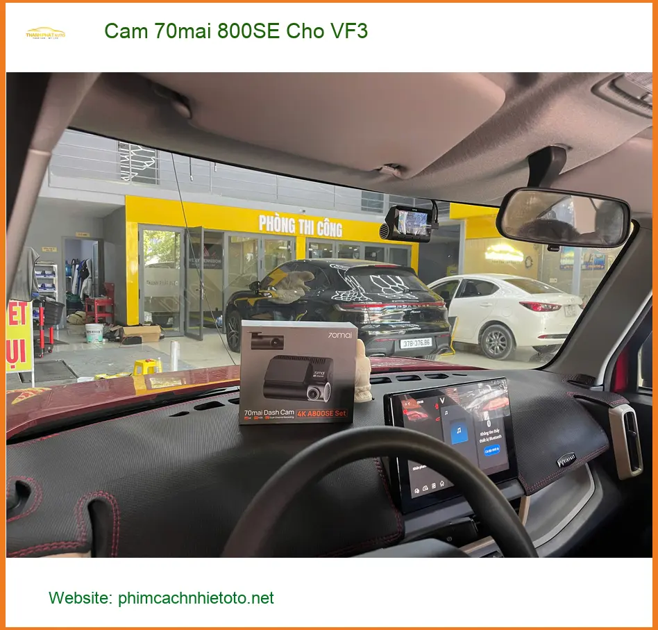 Anh Lâm lắp Cam 70mai 800SE cho VinFast VF3 tại Quận 9 ghi lại hành trình rõ nét ảnh thực tế 4