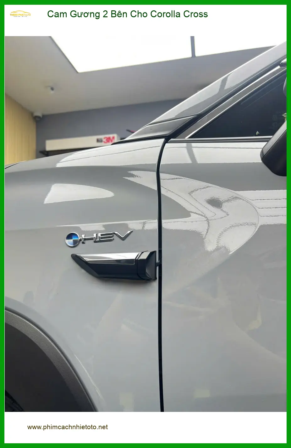 Anh Khải lắp Cam Gương 2 Bên Cho Corolla Cross tại Quận Thủ Đức giúp lái xe an toàn hơn ảnh thực tế 2